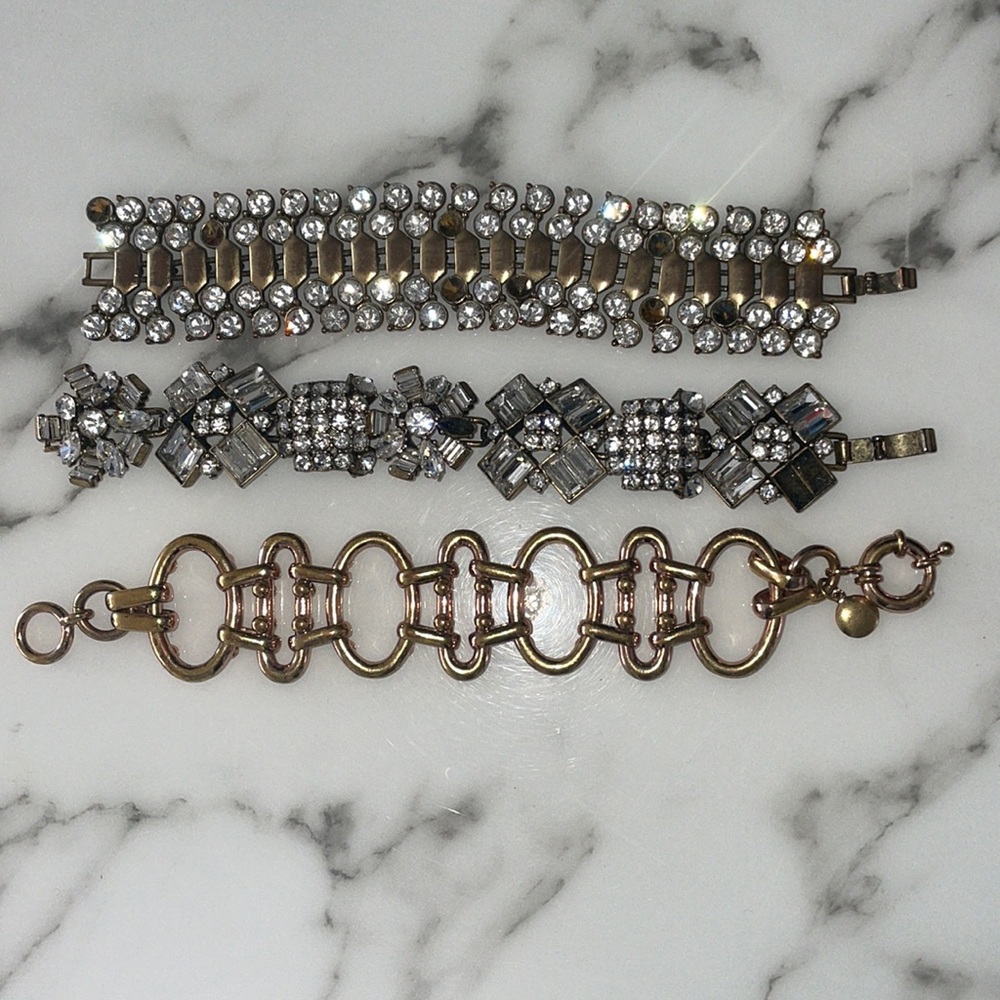 J. CREW LOT OF 3 BRACELETS